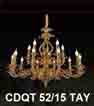 Đèn chùm đồng CDQT 52/15 TAY