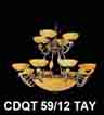 Đèn chùm đồng CDQT 59/12 TAY