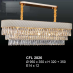 Đèn chùm thả pha lê CFL 2826