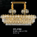 Đèn chùm thả pha lê CFL 8104