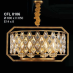 Đèn chùm thả pha lê CFL 8106