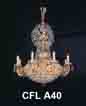 Đèn chùm thả pha lê CFL A40