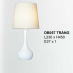 Đèn bàn DB 057 TRẮNG