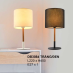 Đèn bàn DB 3084 TRẮNG/ĐEN