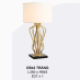 Đèn bàn DB 43 TRẮNG