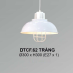 Đèn thả quán cafe DTCF 62 TRẮNG