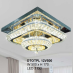 Áp trần pha lê Led vuông DTOTPL 12V500