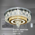 Áp trần pha lê Led tròn DTOTPL 38005T600