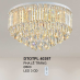 Áp trần pha lê Led tròn DTOTPL 40397