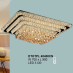 Áp trần pha lê Led vuông DTOTPL 40400CN