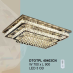 Áp trần pha lê Led vuông DTOTPL 40403CN