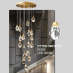 Đèn thả dây pha lê DTTHD 99018T18