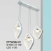Đèn thả LED trang trí DTTHDBA 01