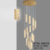 Đèn thả dây pha lê DTTPL 1002T18