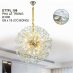 Đèn thả pha lê DTTPL 109