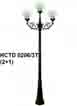 Đèn trụ sân vườn cao HCTD 0206/3T(2+1)