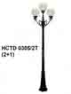 Đèn trụ sân vườn cao HCTD 0305/2T(2+1)