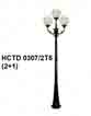 Đèn trụ sân vườn cao HCTD 0307/2T5(2+1)