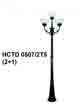 Đèn trụ sân vườn cao HCTD 0507/2T5(2+1)