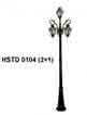 Đèn trụ sân vườn cao HSTD 0104 (2+1)