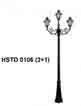 Đèn trụ sân vườn cao HSTD 0106 (2+1)