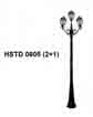 Đèn trụ sân vườn cao HSTD 0605 (2+1)