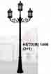 Đèn trụ sân vườn cao HSTDM 1406 (2+1)
