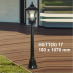Đèn trụ sân vườn thấp HSTTS 17