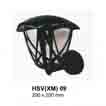 Đèn tường ngoại thất HSVXM 09