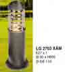 Đèn trụ sân vườn thấp LG 2703 XÁM