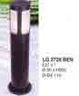 Đèn trụ sân vườn thấp LG 2728 ĐEN CAO
