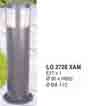 Đèn trụ sân vườn thấp LG 2728 XÁM CAO