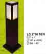 Đèn trụ sân vườn thấp LG 2790 ĐEN