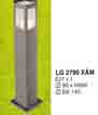 Đèn trụ sân vườn thấp LG 2790 XÁM CAO