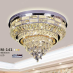 Áp trần pha lê Led tròn M 141