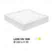 Đèn mâm áp trần LION MÂM NỔI VUÔNG 18W