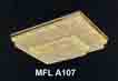 Áp trần pha lê Led vuông MFL A107