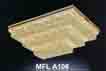 Áp trần pha lê Led vuông MFL A108