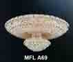 Áp trần pha lê Led tròn MFL A69