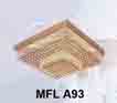 Áp trần pha lê Led vuông MFL A93
