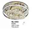 Áp trần pha lê Led tròn ML 6363