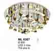 Áp trần pha lê Led tròn ML 6367