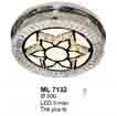 Áp trần pha lê Led tròn ML 7132