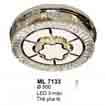 Áp trần pha lê Led tròn ML 7133
