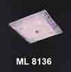 Áp trần pha lê Led vuông ML 8136