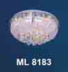 Áp trần pha lê Led tròn ML 8138