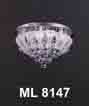 Áp trần pha lê Led tròn ML 8147