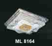 Áp trần pha lê Led vuông ML 8164