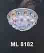 Áp trần pha lê Led tròn ML 8182