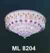 Áp trần pha lê Led tròn ML 8204